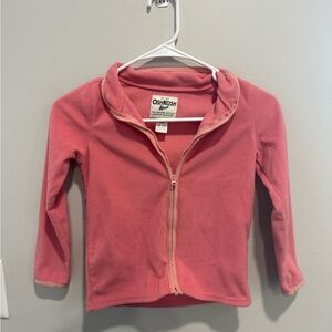OshKosh B'gosh Coral Kids Fleece Hoodie‎ size 6/6x
